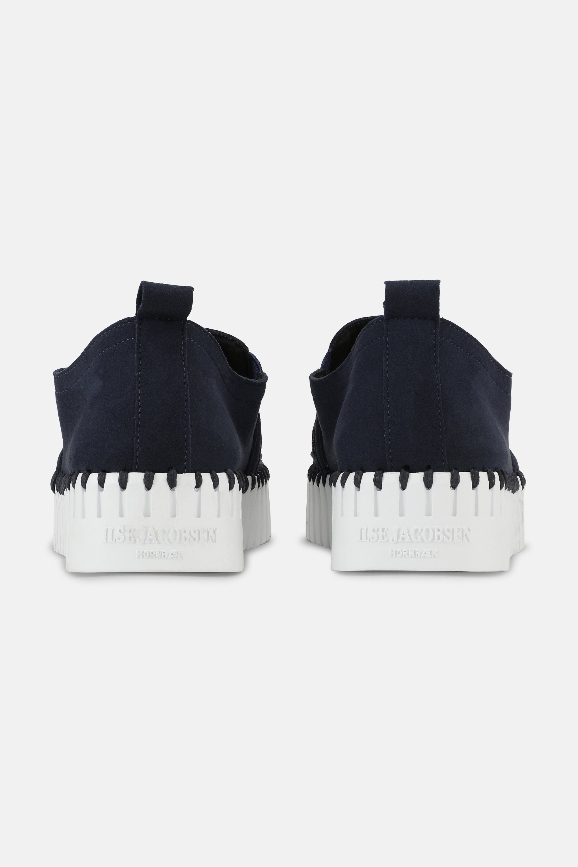 Platform Tulip Sko - Dark Indigo White